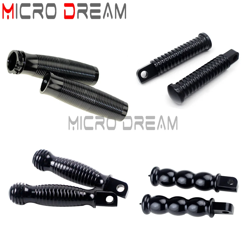 Universal For Chopper Bobber Cafe Racer Cruiser Custom 10mm Hole Motorcycle Brass Hand Grips 1\