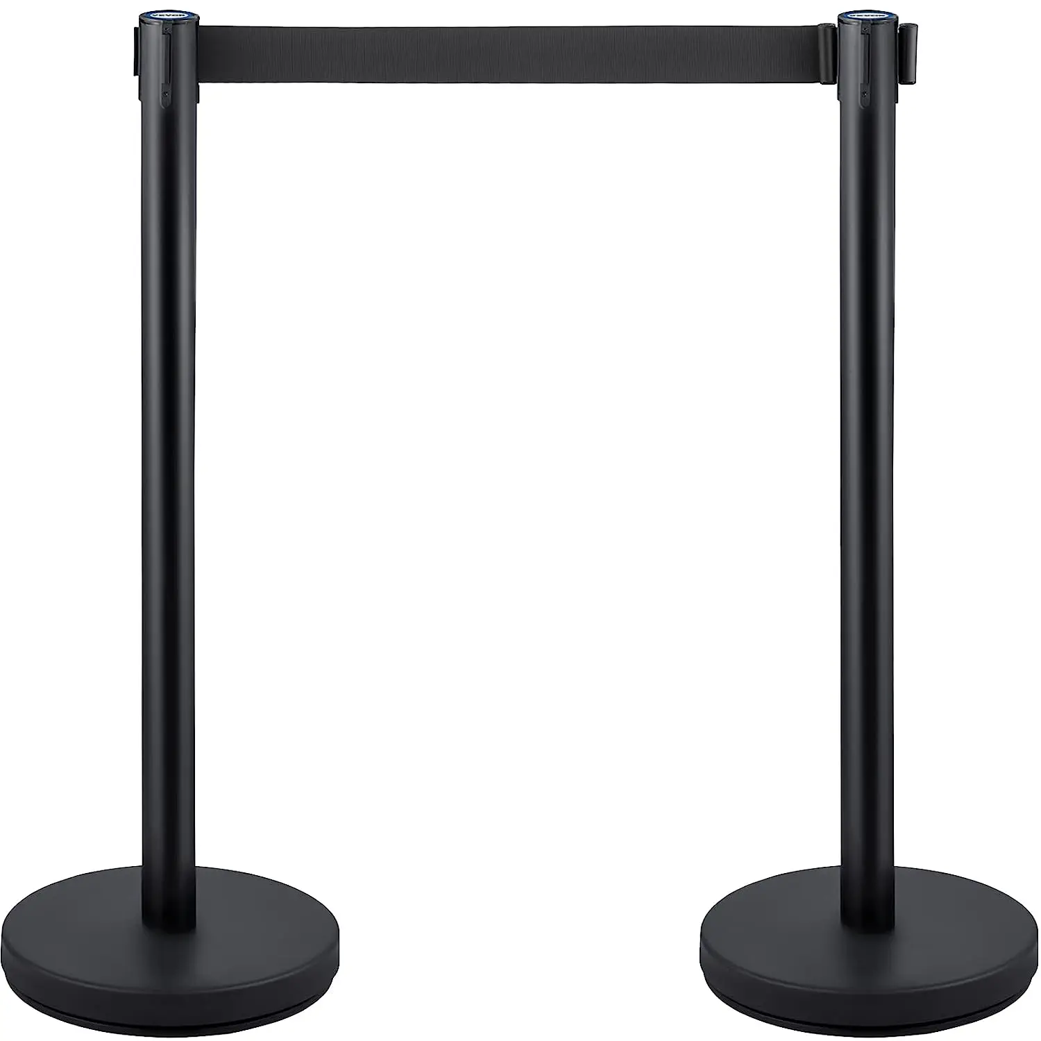 【Professional Use】High Quality Black Steel Telescopic Belts Traffic Barriers For Safety Isolation & Station Separation