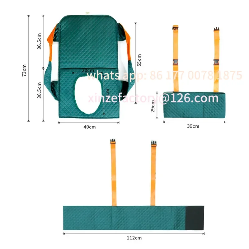 Customizable Wheelchair Toilet Transfer Assist Belt Bedridden Elderly Stand Up Nursing Supplies Paralyzed Patient Get Up