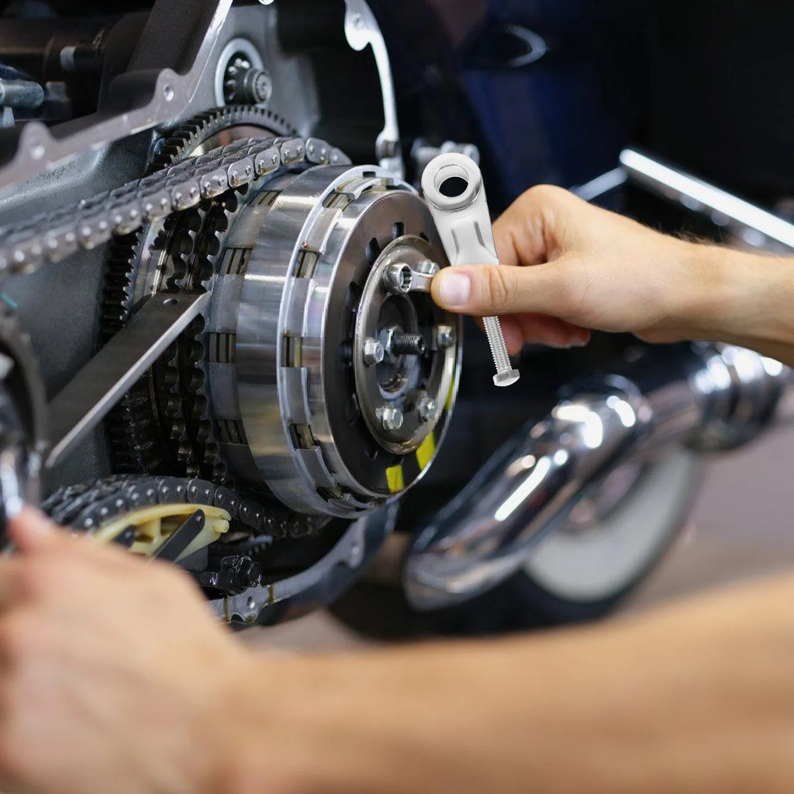 2 قطعة أداة ضبط الموتر القابلة للتعديل لضيق مثالي عملية سهلة متينة وموثوقة لسلسلة الدراجات النارية أدوات سلسلة الموتر #6