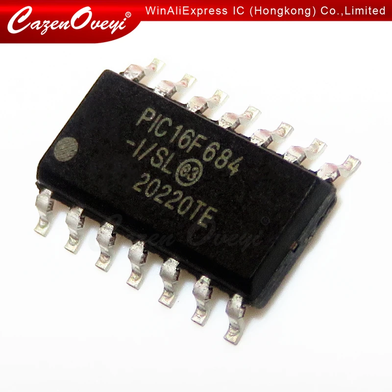 

Hot sales 5pcs/lot PIC16F684-I/SL PIC16F684 SOP-14 New original In Stock