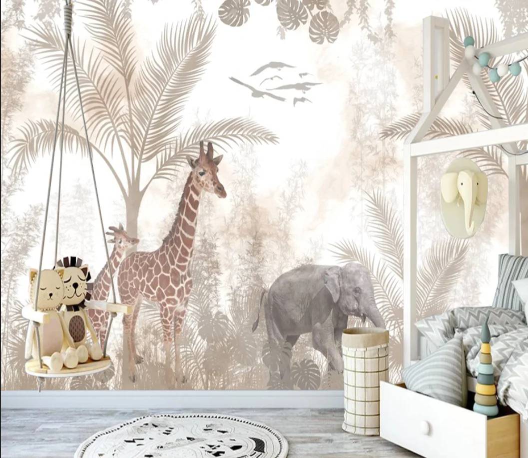 custom Southeast Asia Tropical wallpaper for bedroom wallpapers for living room Children's room background wall mural wallpaper