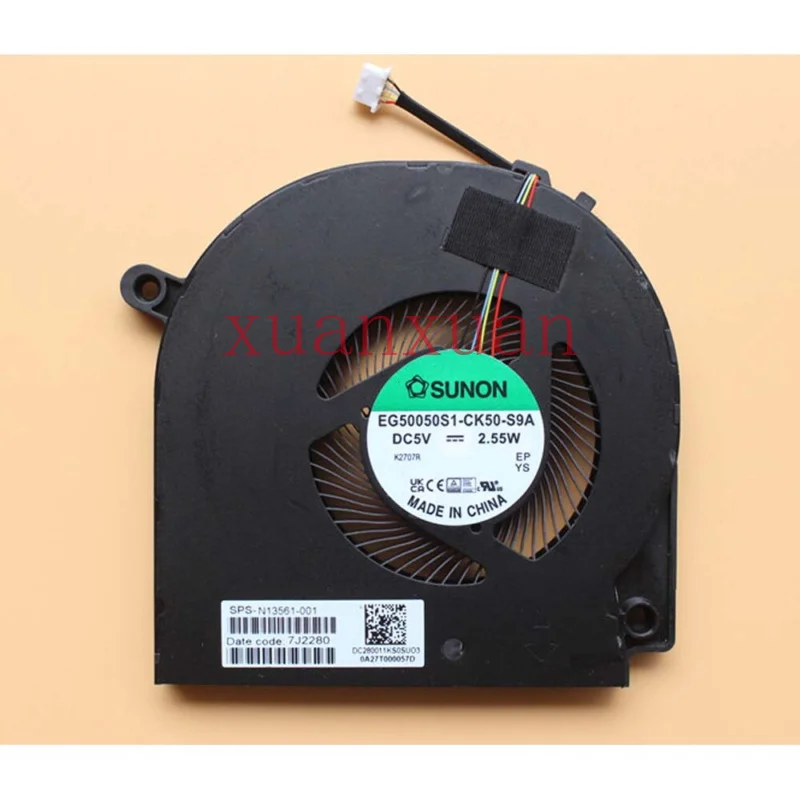 EG50050S1-CK50-S9A/ N13562-001 For HP Envy 17-CR 17T-CR Cooling Fan N13561-001