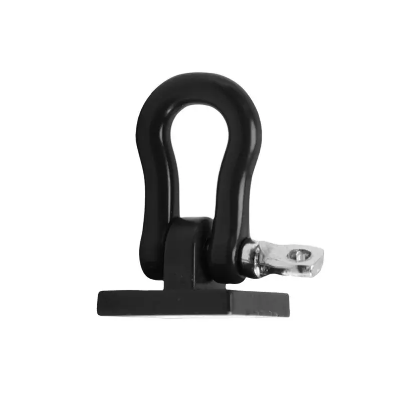 T34C 4Pcs Metal Trailer Towing Buckle Tow Hooks Shackles for 1/10 RC Crawler Car TRX4 SCX10 D90