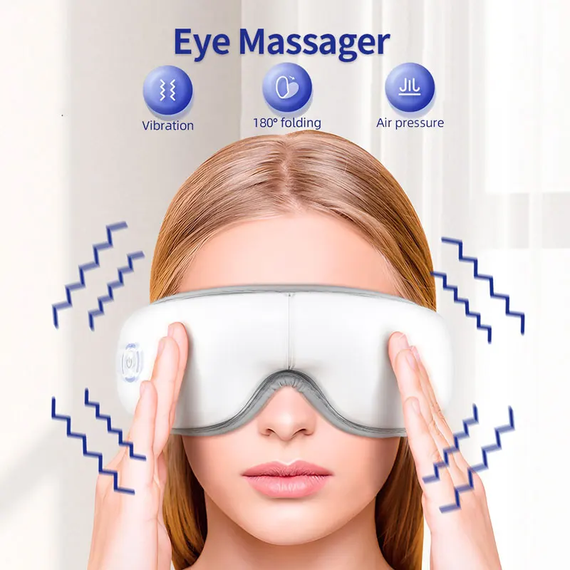 

3D Airbag Eye Massager Wireless 180° Folding Multi-frequency Vibration Kneading Relaxing Eye Machine for Dry Eyes with Music