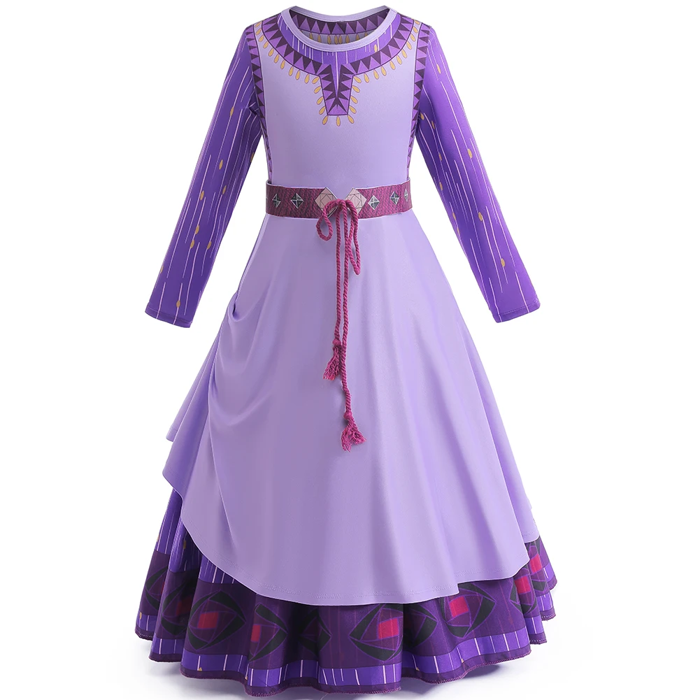 Neue Mädchen Karneval Wunsch Königin Amaya Cosplay Kostüm für Kinder Geburtstags feier Prinzessin verkleiden Kinder Rollenspiel ausgefallene Outfits – Detail 10