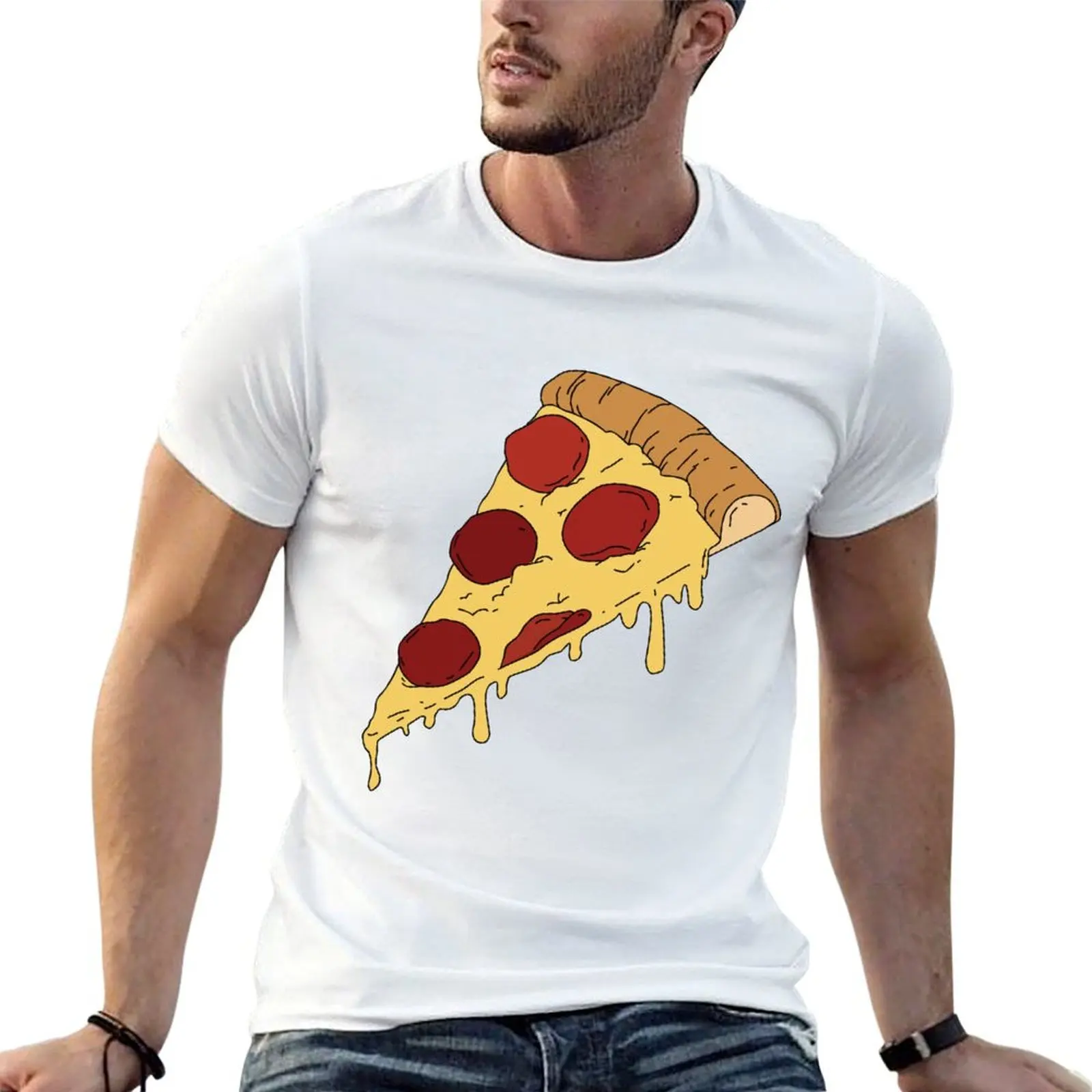 

Slice shirt for mens t t man graphic shirts Pizza T-Shirt