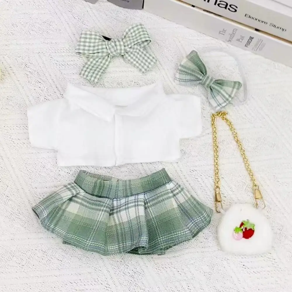 Spring Summer Cotton Doll Dress Jk Dress Princess Dresses 20cm Cotton Doll Clothes Dress Up Lovely Idol Dolls Skirt