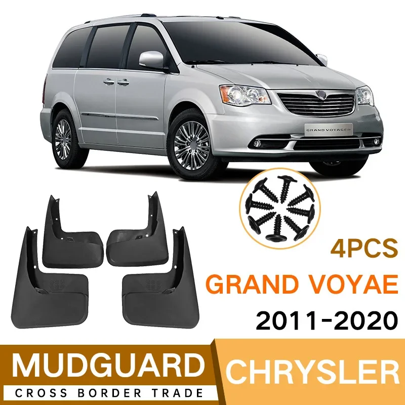 

For Chrysler Grand Voyaer2011-2020 black car mudguard Reduce dust Resist tire dirt car accessories tools