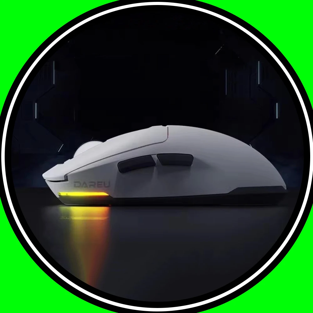 DAREU LM50 Gaming Mouse Three Modes Magnetic Suction Base RGB Wireless Mouse Wireless Low Delay 63.5g Light Weight Mouse Gamer