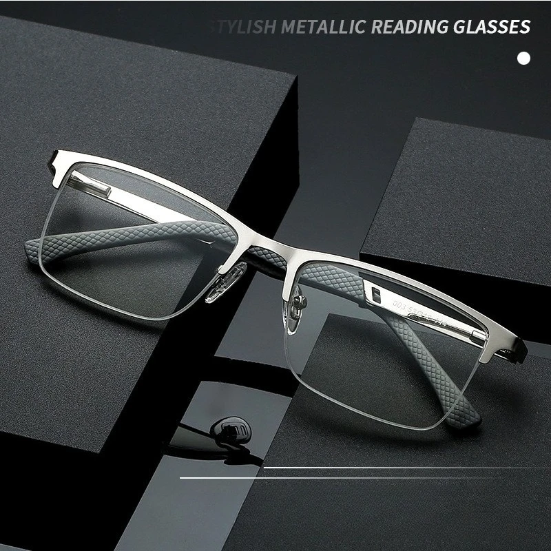Herren Business Lesebrille Unisex High Definition Brille Klassische Anti-Blaulicht Presbyopie Brille