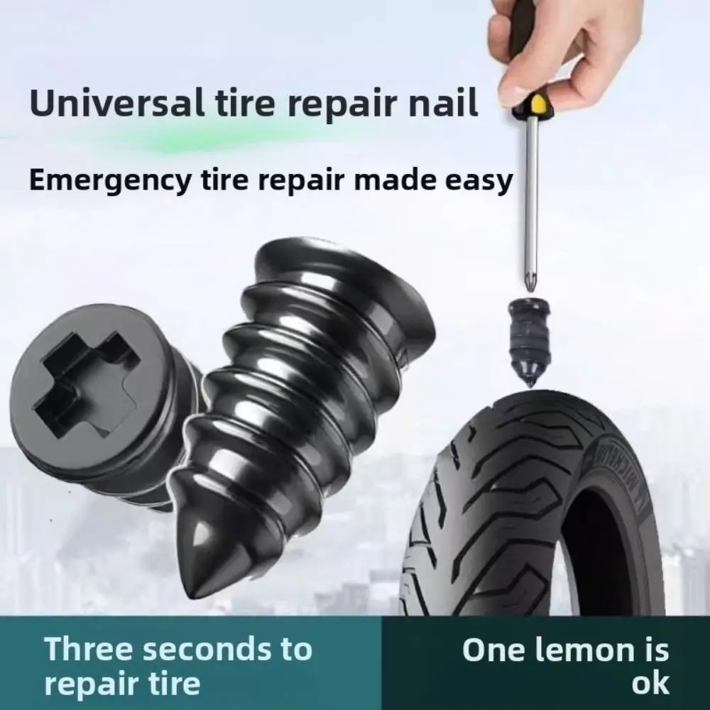 

10/20/30/40/50PCS Rubber Car Vacuum Tyre Repair Nail Kit Mushroom Nails Car Tire Accessorie Tire Repair Nails Screw in
