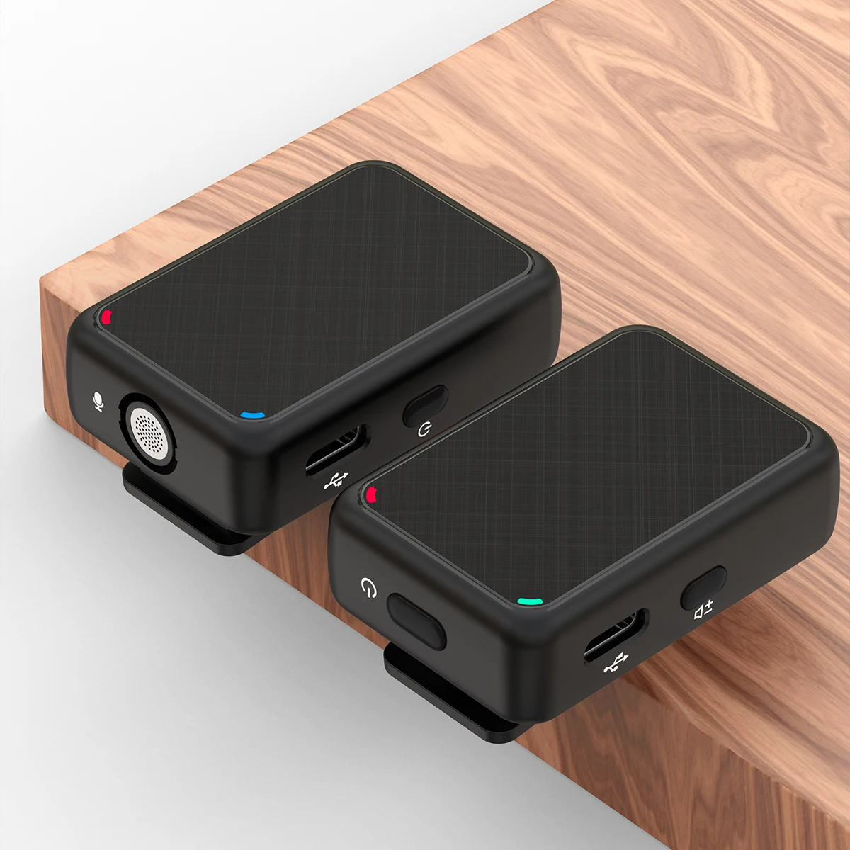 Vandlion V8ไมโครโฟนไร้สาย Lavalier Lapel Live ไมโครโฟนระบบ Mic สำหรับสมาร์ทโฟนตาราง DSLR กล้องการตรวจสอบแบบเรียลไทม์