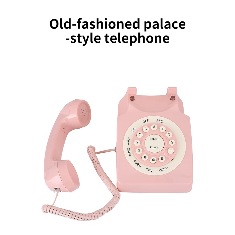 BAAJ-Retro Phone 80'S Classic Phone/Landline Phone/Home/Hotel Corded Phone European Style Phone