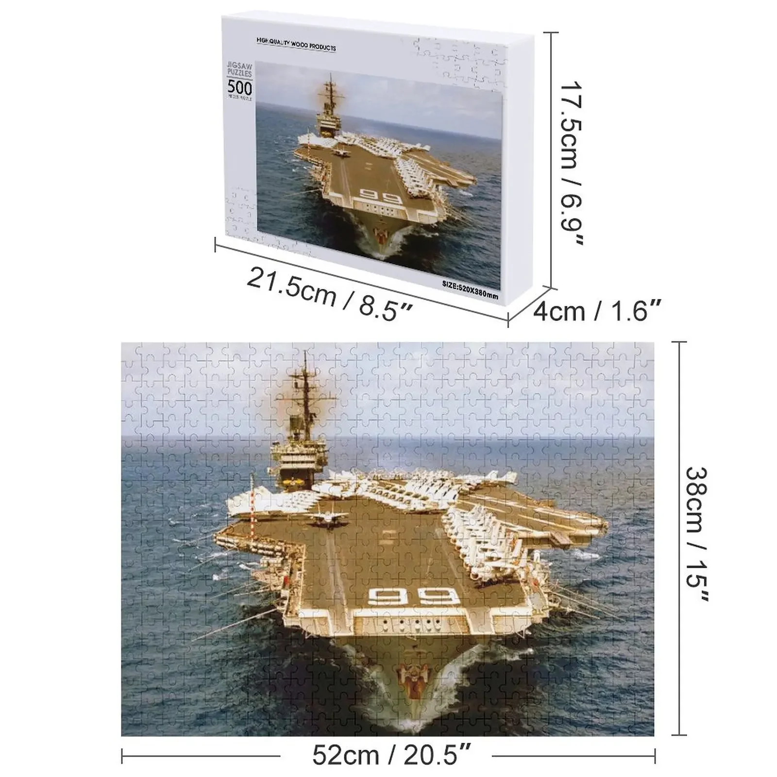 USS AMERICA (CV-66) SHIP'S STORE Jigsaw Puzzle Game Children Customized Toys For Kids Puzzle