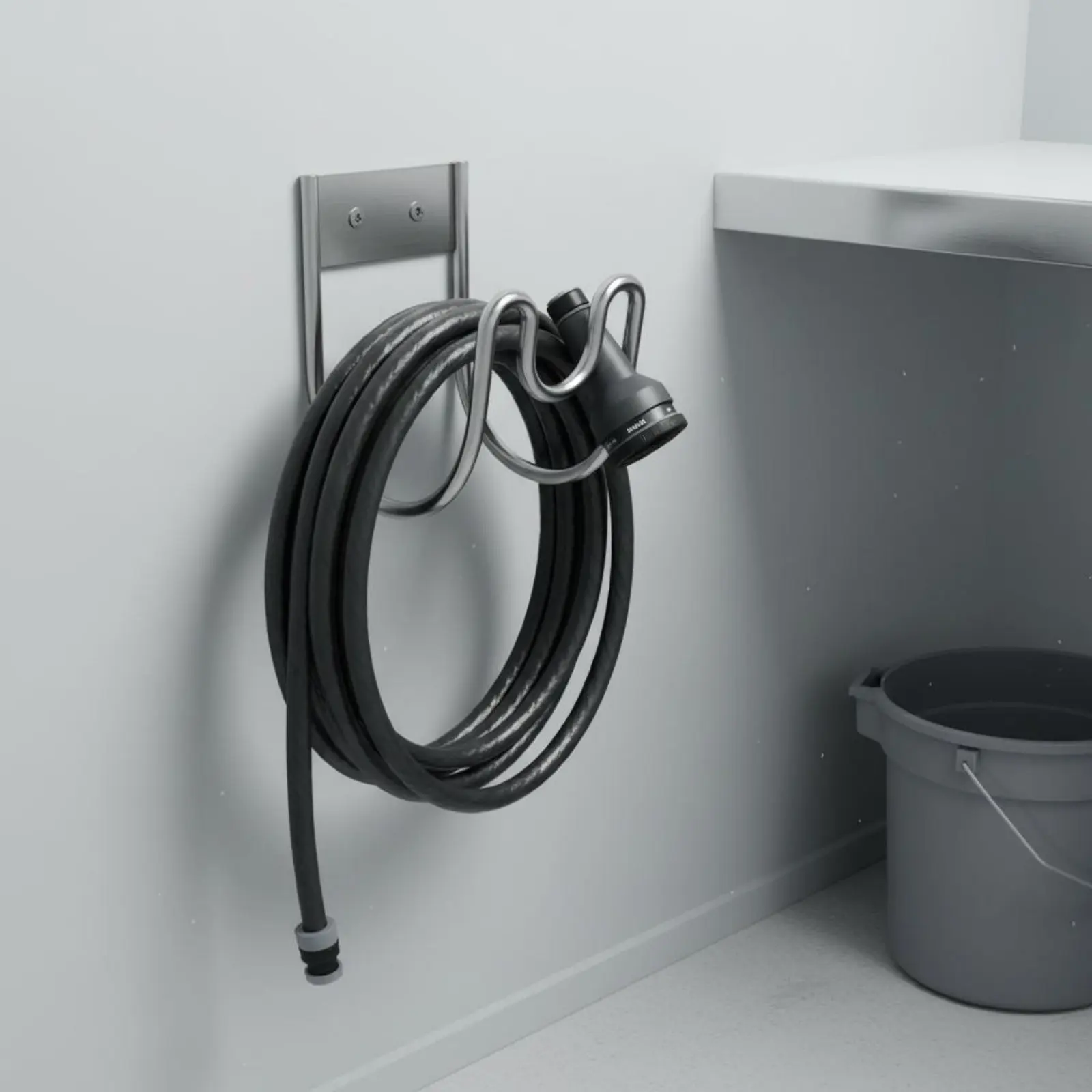 

U-Shaped Hose Rack Heavy Duty Wall Mounted Hose Hanger Home Storage Long-Lasting Rust-Resistant for Outdoor