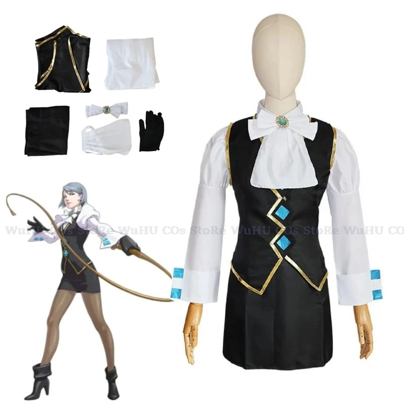 

Game Ace Attorney Investigations: Miles Edgeworth Mei Karuma Franziska Von Karma Cosplay Costume Work Uniforms Woman Party Suit