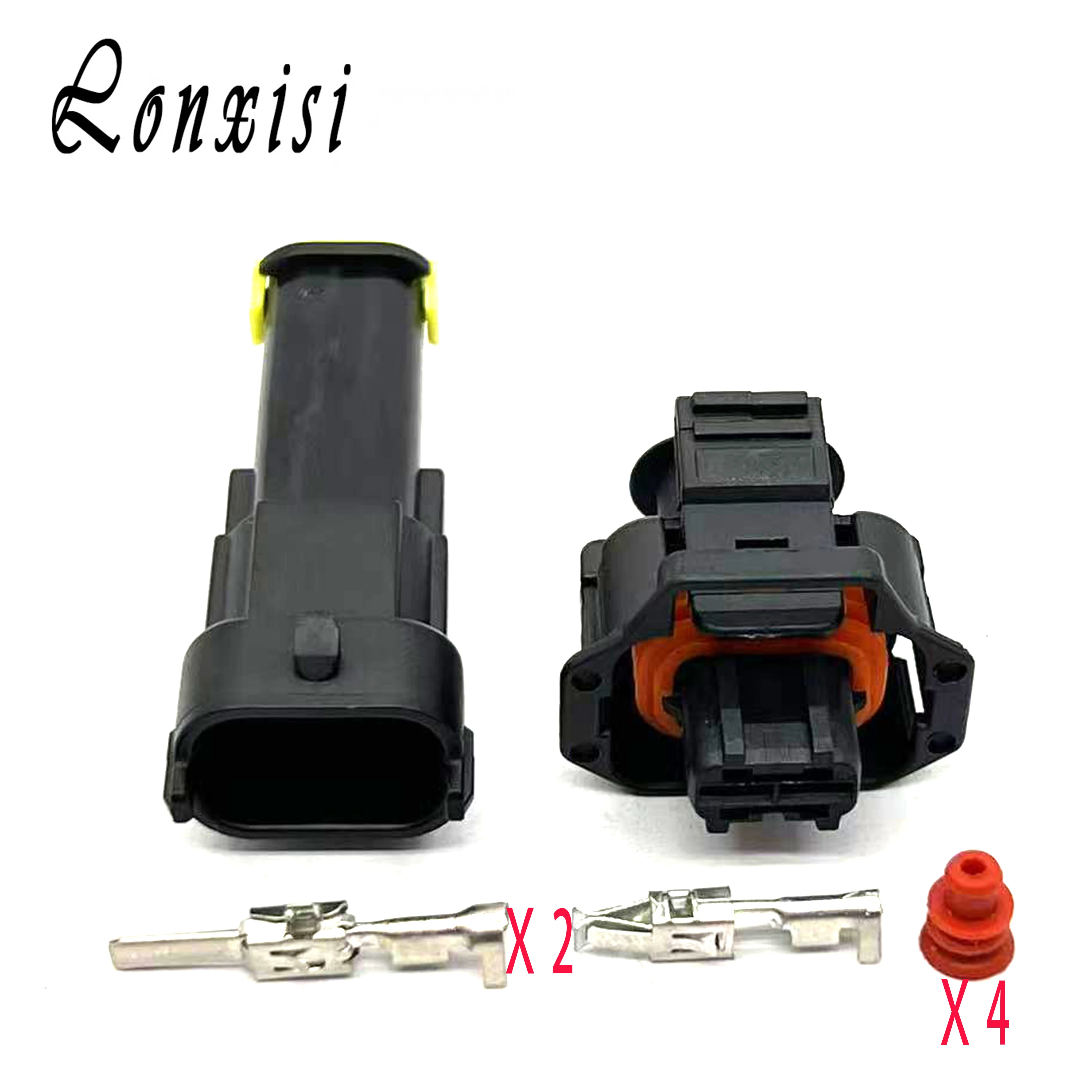 

1/5/10/20 Sets 2 Pin 1928403689 1928404226 Waterproof Male Female Connector Plug Wiring Harness Cable 3.5 MM Socket