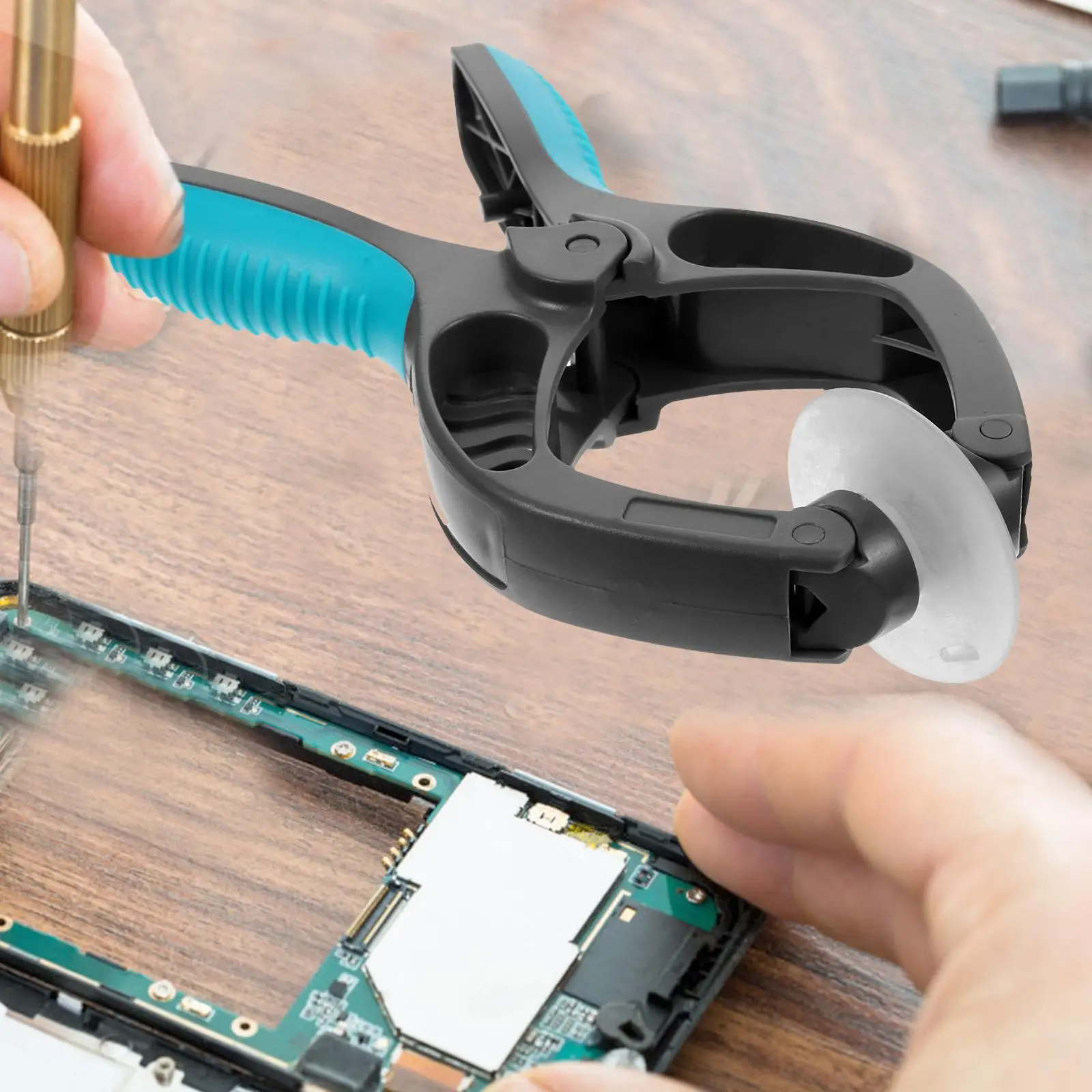 Herramienta de reparación de teléfonos móviles, alicates de apertura de pantalla LCD con ventosa duradera para Galaxy Smart