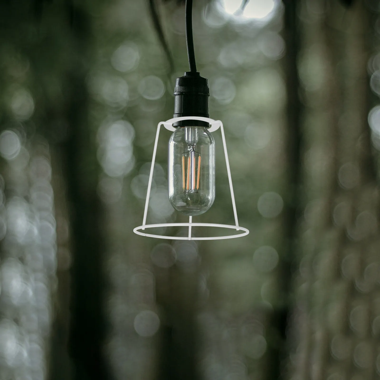 

Кольцо-держатель для абажура из цельной железной проволоки для проектов DIY, совместимое с большинством светильников, зеленое.