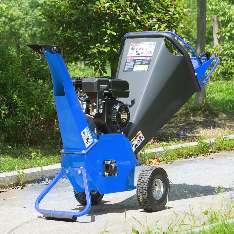 

China Wood Chipper Garden Shredder Wood Drum Chipper Machine HY65H-GS with 150mm Blade Length Popular Model Quality