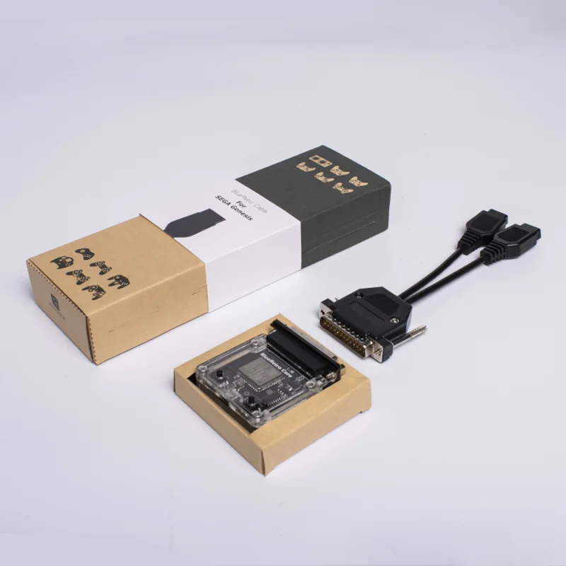 BlueRetro ل PS1 PS2 NGC N64 NES SNES تيار مستمر SS الجنرال الأساسية كابل محول أداة تحكم في الألعاب لاسلكية محول ل الرجعية وحدة التحكم