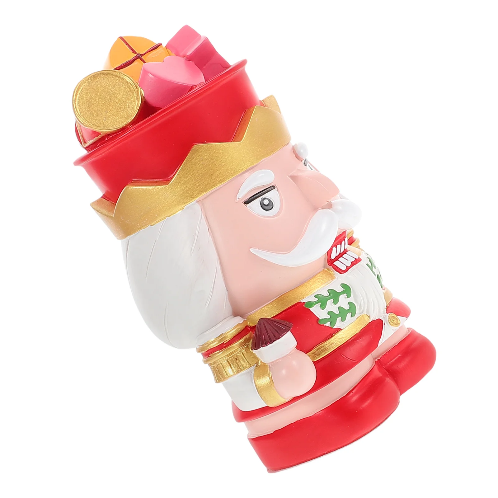 Skarbonka Dziadek do Orzechów z Żywicy dla Dzieci Chłopców Dekoracyjna Skarbonka Duża Pojemność Dekoracja Domu Dekoracja Pokoju Dziecięcego