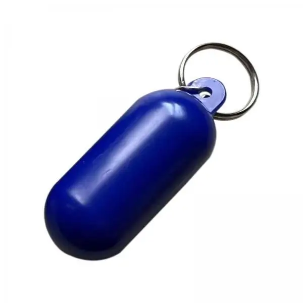 Floating Keychain Water Key Float Oval Foam Buoyant Plastic Key Ring for Inflatable Yacht Rowing Sailing Swimming