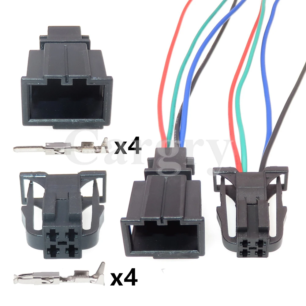 1 Set 4P 3B0972722 Car Male Female Docking Unsealed Socket AC Assembly Automobile Taillight Electric Connector 3B0972732