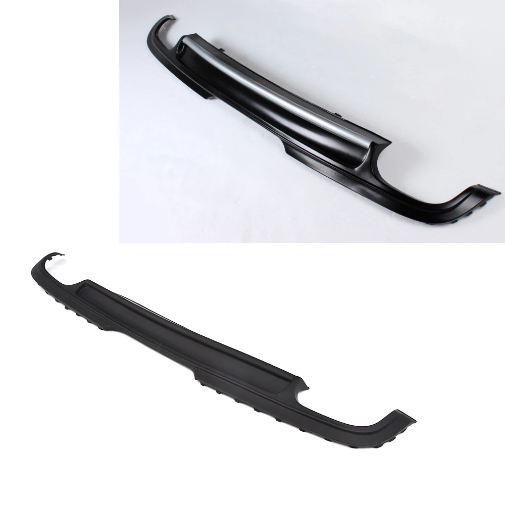 Car Rear Bumper Lip Diffuser for Audi TT 8J Standard Bumper 08-10 Notfit US Car Rear Bumper Diffuser Black PU