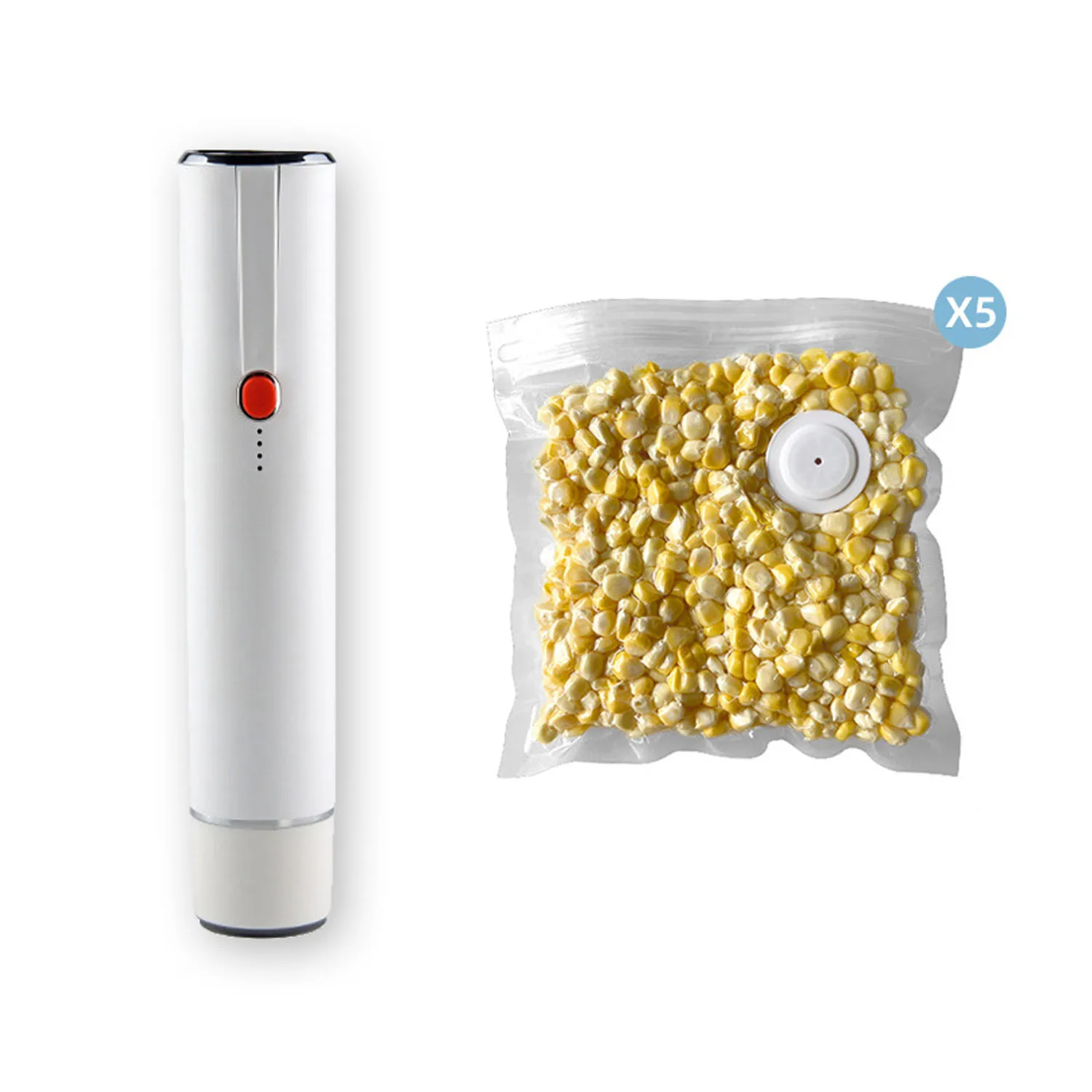 H9 Handheld Vacuum Machine USB Sealing/Vacuum 2-in-1 Automatic Stop Household Packaging Mini Intelligent Electric Vacuum Pump