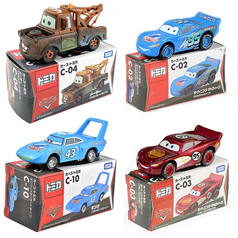 TAKARA TOMY TOMICA Cars Lightning Mcqueen Mater Dinoco 43 95 Alloy Model Car Vehicles Kids Children Toys Gift