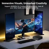 intel i9 10980HK/N150 MINI PC 16GB/32GB RAM Windows 11 1TB SSD Gaming Computer Wifi 6 UHD Graphics 1000Mbps Portable PC Desktop 3