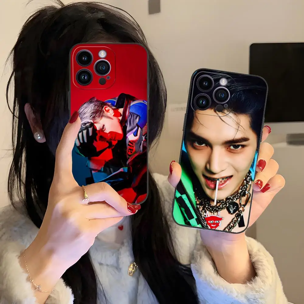 

Чехол для мобильного телефона KPOP Taeyong для iPhone 17, 16, 15, 14, 13, 12, 11 X XR XS 8 7 Pro Max Plus, мини-цветный чехол для смартфона, мобильные телефоны