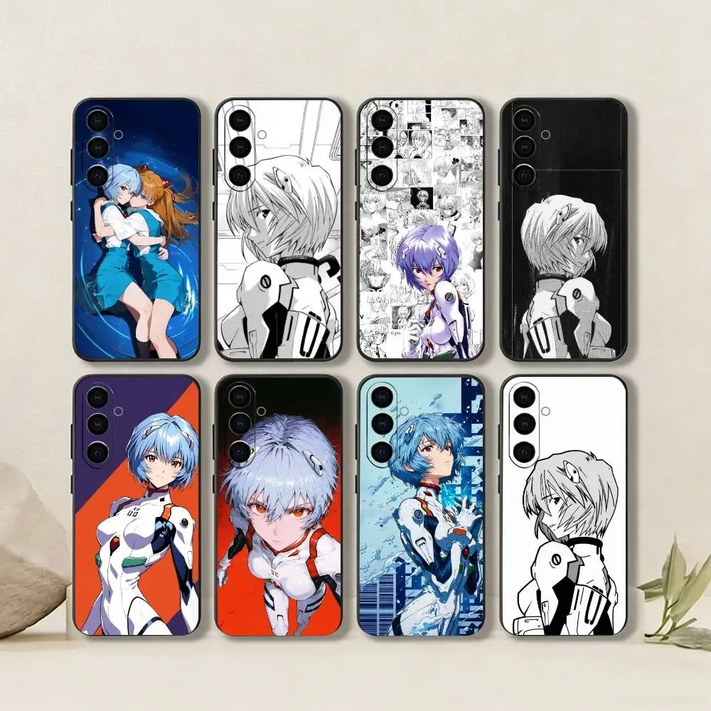 Anime-A-Asuka-E-VA-A-Ayanami Rei   Phone Case For Samsung Galaxy A73,A72,A71,A70,A53,A52,A51,Soft Silicone Black Cover