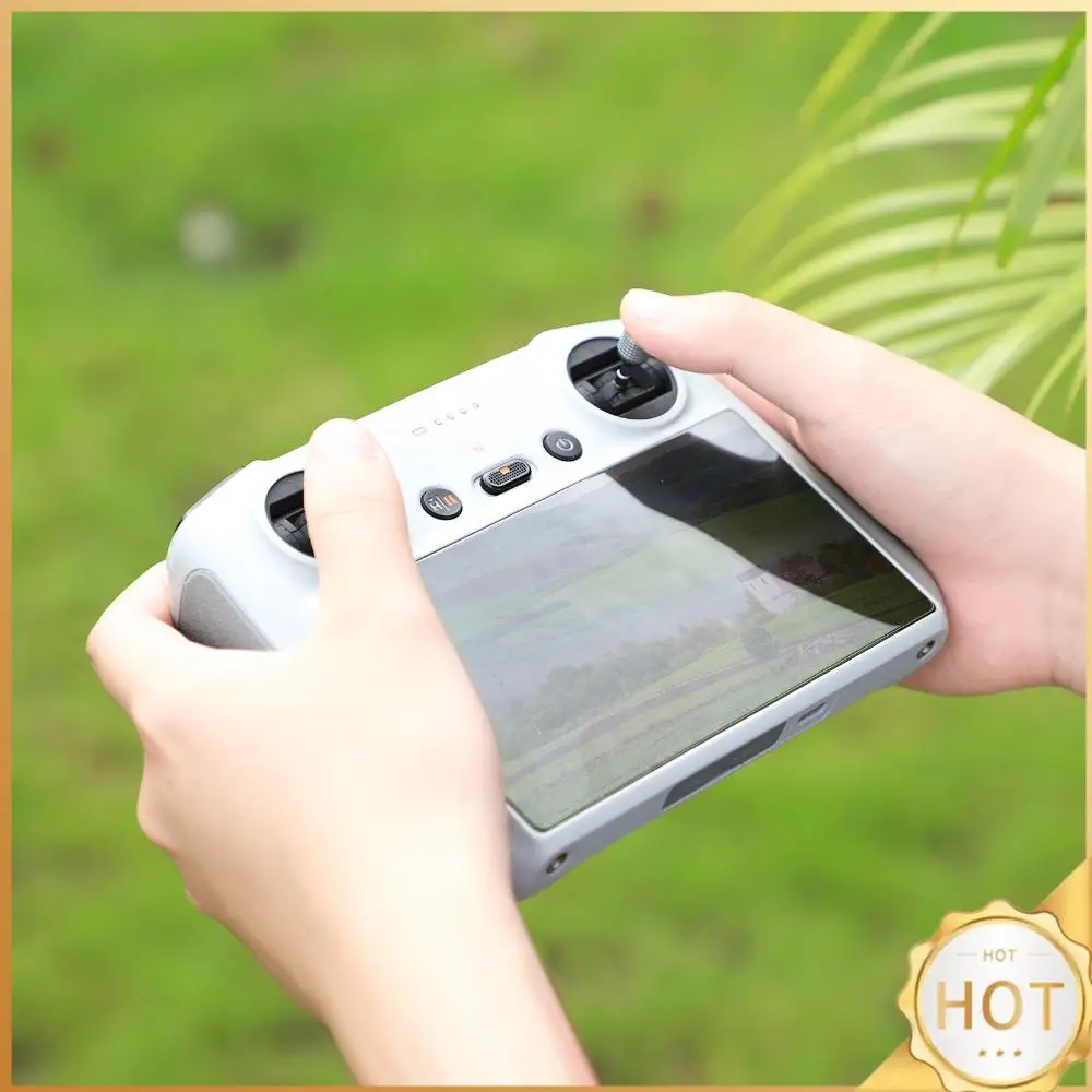 

Защитный корпус 2 в 1, пыленепроницаемый пластиковый чехол для пульта дистанционного управления, устойчивый к царапинам солнцезащитный козырек, аксессуары для дронов для DJI RC