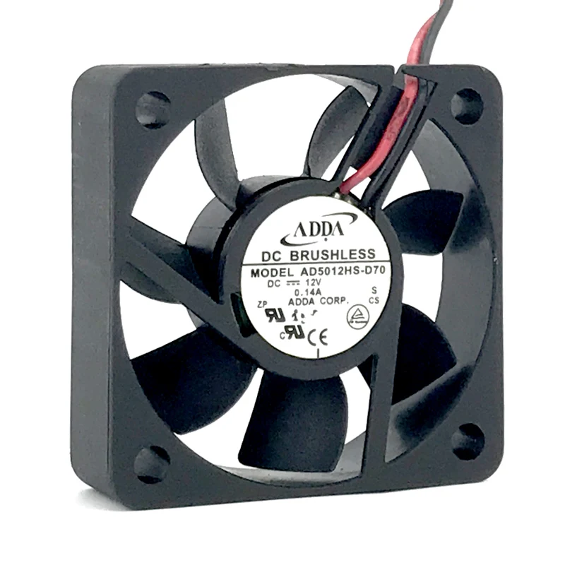 ORIGINAL AD5012HS-D70 12V 0.14A 5015 50*50*15mm KIPAS PENDINGIN BARU RADIATOR