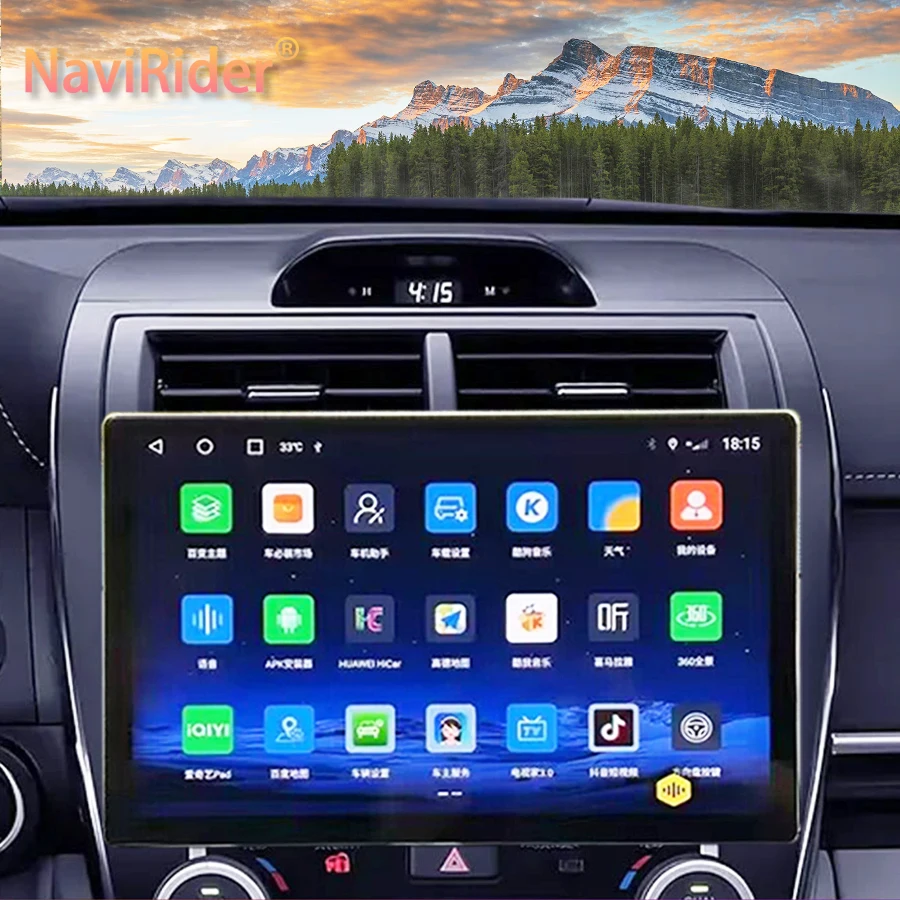 

13.3Inch 2K Screen Android Car Multimedia Video Player For Toyota Camry 7 XV 50 55 2014-2017 Stereo Navigation Wireless Carplay