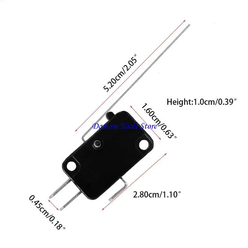 57Be 5pcs KW7-9 Micro Limit Interruttore Long Level Tipo azione SPDT Push Push