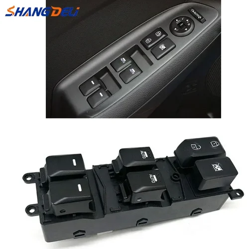 Interruptor de Control de ventana delantera izquierda LHD, botones regulador de ventana eléctrica para Kia Forte 2014 2015 2016 2017 2018 93571-A7200