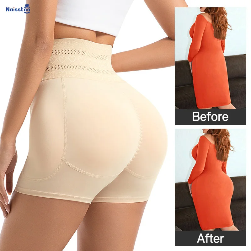 Hip Enhancer Shapewear Höschen Frauen Hohe Taille Body Shaper Butt Pad Unterwäsche Abnehmbare Hüfte Pads