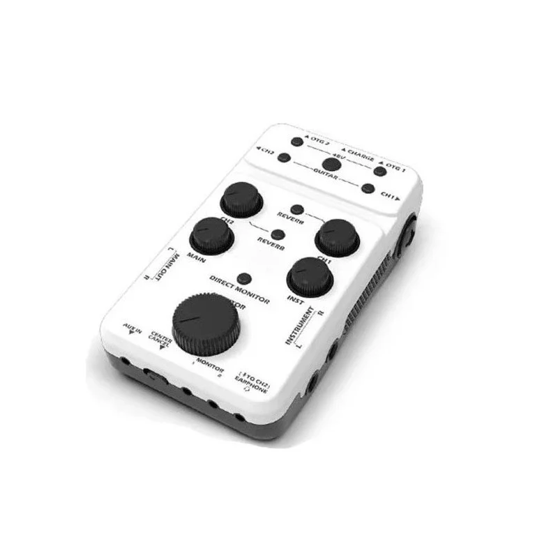 Hot Selling New MOMIX PRO Reverb Sound Card for Mobile and Computer Charging, Portable Recording, Plug and Play