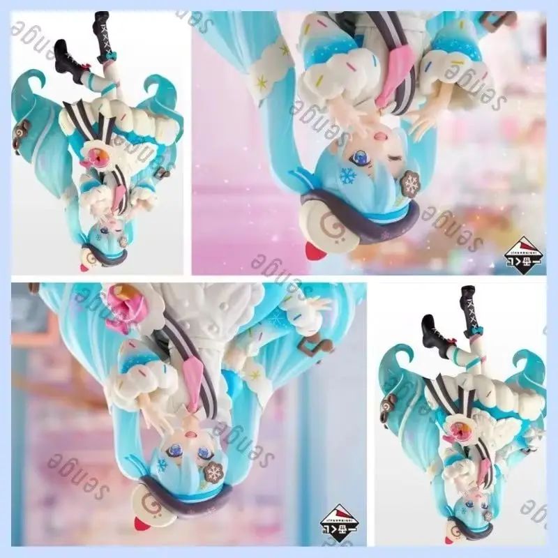 

[Genuine Spot] Bandai Ichiban Sho Snow Miku 2026A Prize / LAST ONE Prize Wink / Open Eyes Version Dessert Theme Figure Lolita