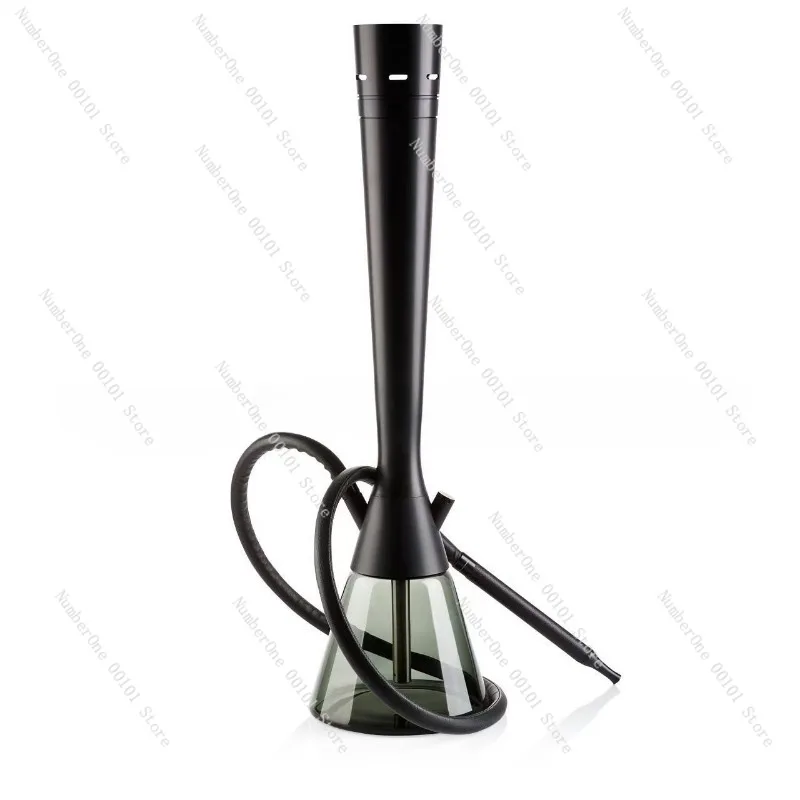 Arabian Style Decorative Water Pipe, Middle Eastern Cultural Artifact for Bar Lounge, Business Gift Set