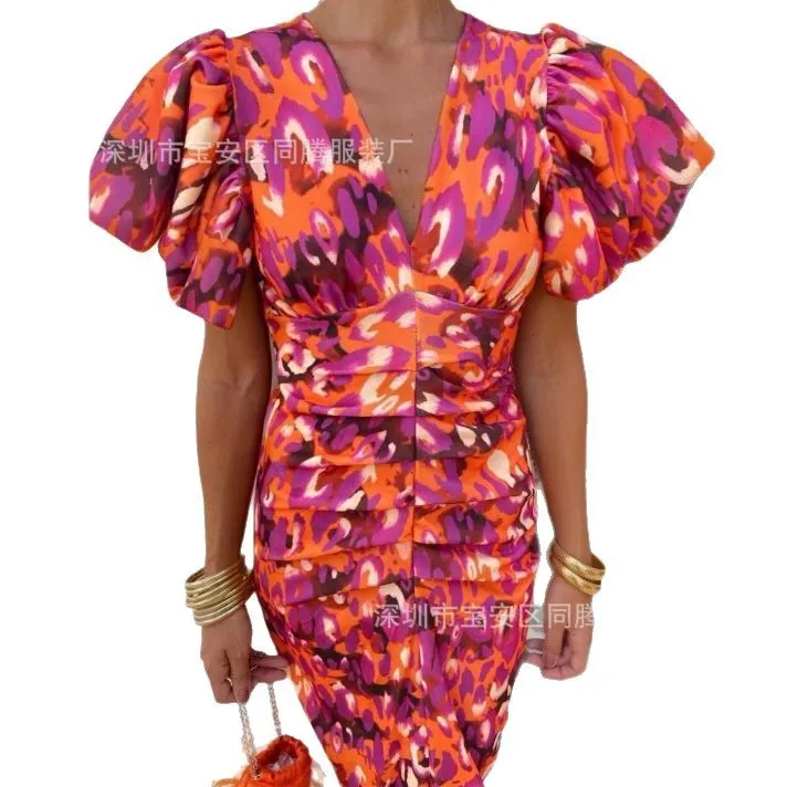 Robes moulantes taille serrée femme été Ombre teint plage fête dégradé couleur décoloration transitionnel Multi tonique accrocheur ambiance