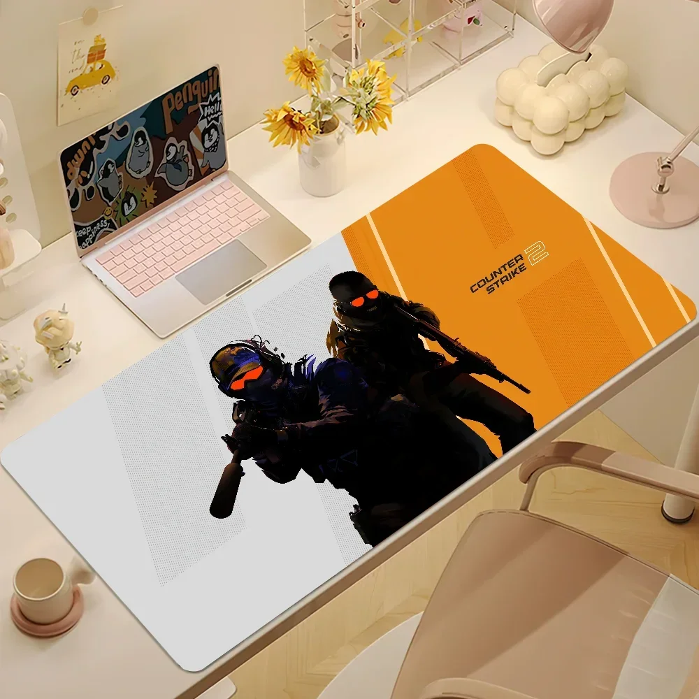 CIFBUY Counter Strike 2 Large Extended Mouse Pad,CS2 Game Desk Mat,Non Slip Rubber Base Gaming Computer Keyboard Table Mat
