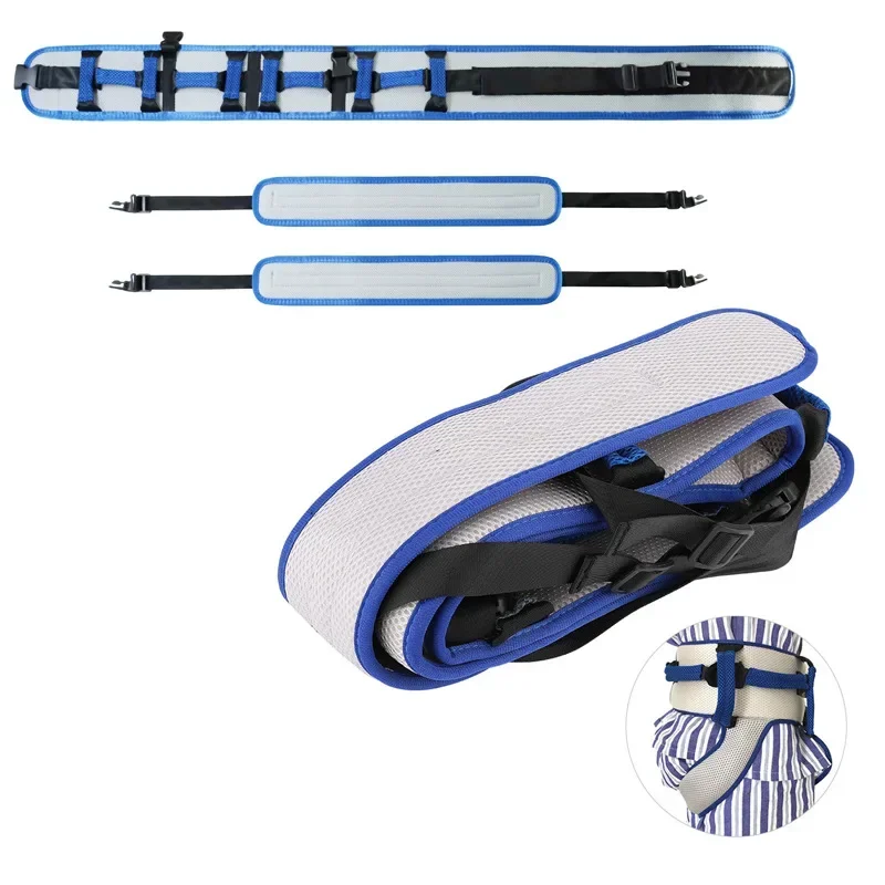 حزام نقل المريض، حزام الخصر المتحرك، الخصر المشلول، أداة مساعدات المسنين، أداة المشي على الجسم، دعم الرفع، إعادة التأهيل #3