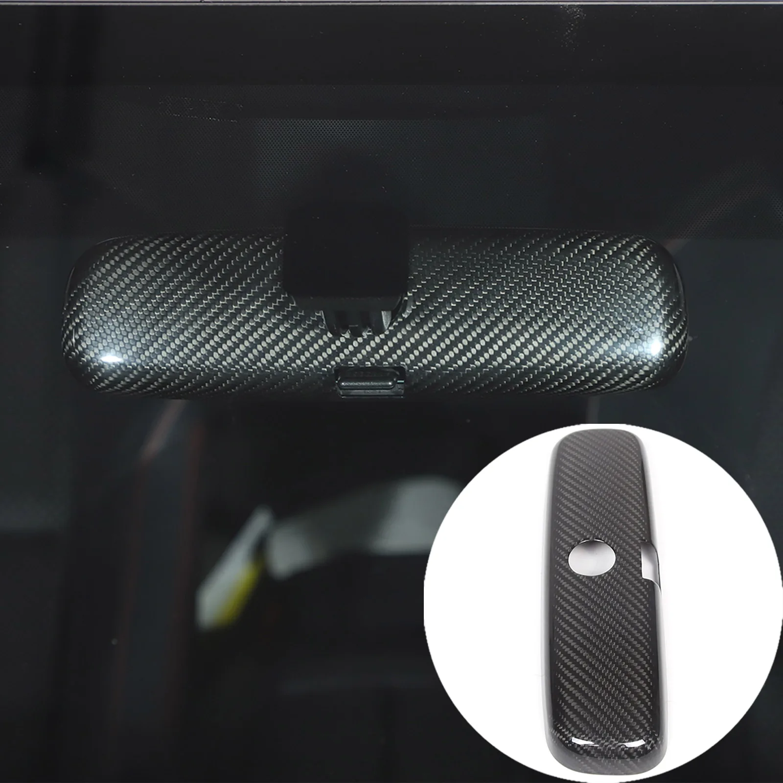 

For Toyota 86 2022-2023 for Subaru BRZ 2022-2023 Real Carbon Fiber Rearview Mirror Cover Trim Sticker Car Accessories Interior