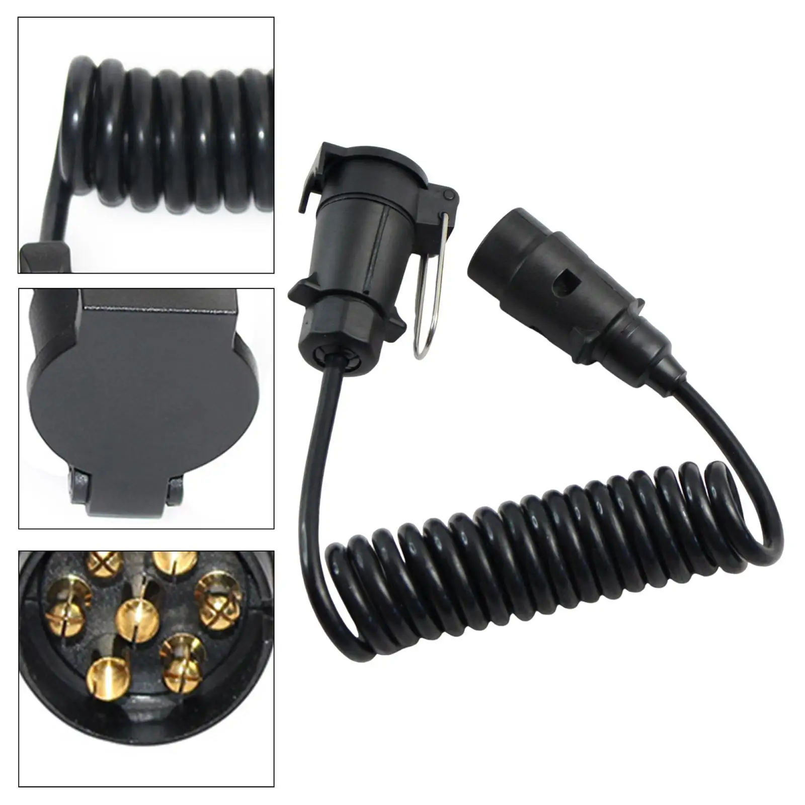 

7 Pin Trailer Extension Cable Trailer Connector Replaces Professional Circuit