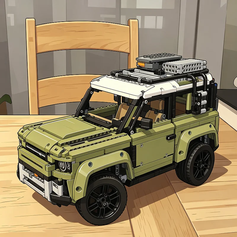 Light Kit For Technic Series Defender Car Model DIY Toys Set Not Included Building Blocks view 3